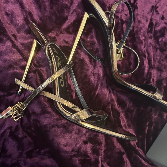 Bronze Tom Ford Heels - Picture 3 of 9